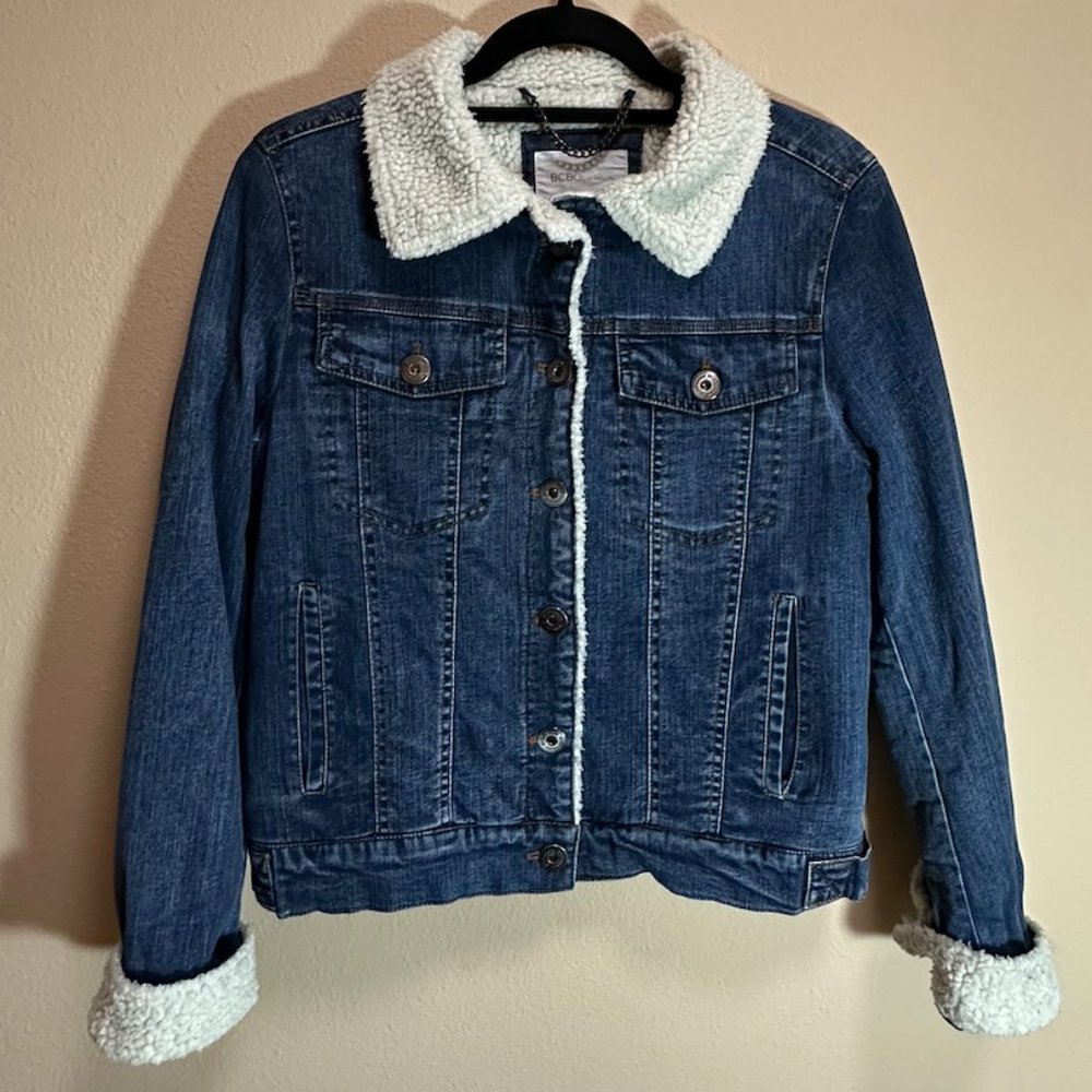 BCBGeneration Sherpa Jean Jacket